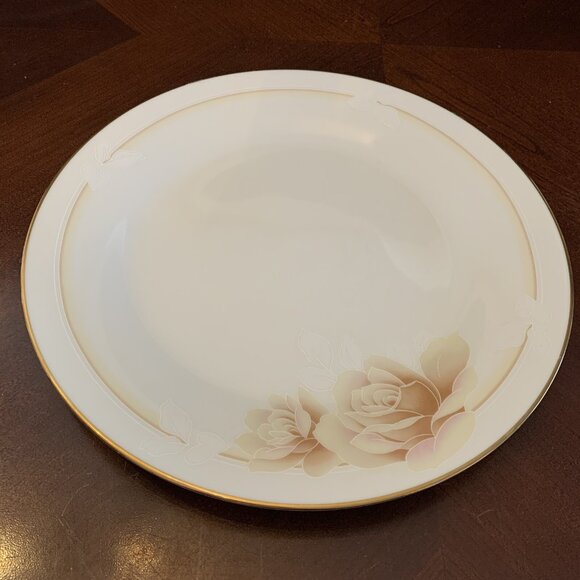Noritake 7271 Devotion Ivory China Set Of 2 Floral Dinner Plates 10 1/2" Japan - Picture 2 of 5